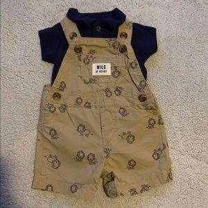 2 piece overall set.